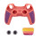 Silicone Case for PS5 DualSense Controller with Thumb Grip Caps Kit Soft Protective Case Cover Special Edition Series 1