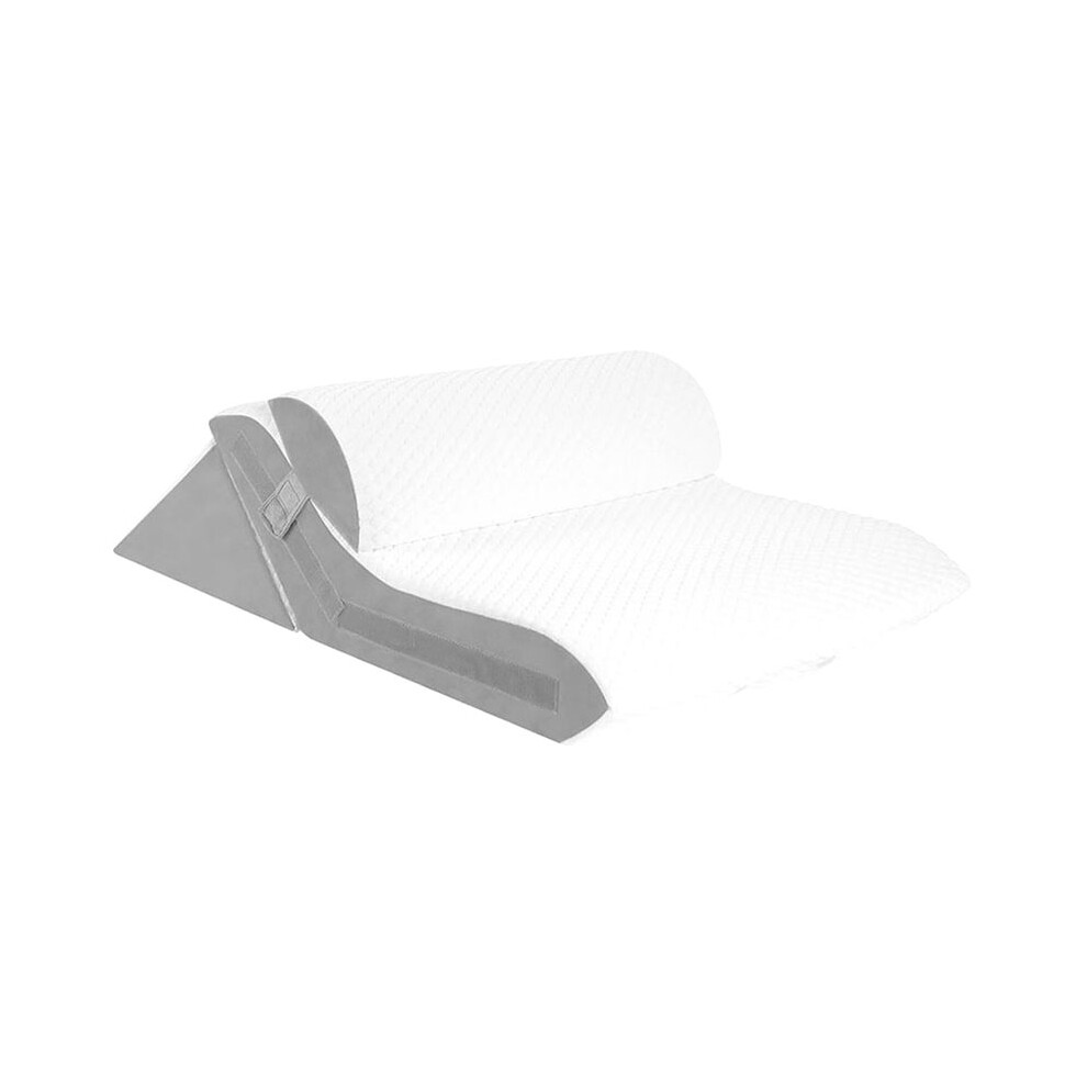 Wedge Pillow for Sleeping Adjustable Folding Triangle Pillow for Snoring and After Surgery Back Pain Relief Acid Reflux
