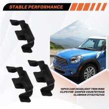 12 Peças de Clipes de Anel de Acabamento de Farol de Carro para Cooper Countryman Clubman 51132752145