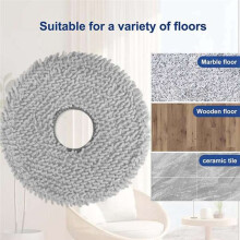 12PCS Mop Pad for ROMO S / ROMO A / ROMO P Robot Vacuum Cleaner Replacement Cleaning Rag Parts
