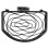 Semi-Round Wire Birdnest Condiment Rack Holder, Wrought Iron, Black 1