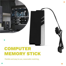 Computer Memory Heatsink RAM Cooling Vest 5V-3PIN ARGB RAM Memory Heatsink for Desktop PC Memory DDR3 DDR4 DDR5 DDR2