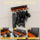 Heavy Duty Pneumatic Tool Rack Wall Mounted Organizer for Garage Workshop Storage Tools Spare Parts 6