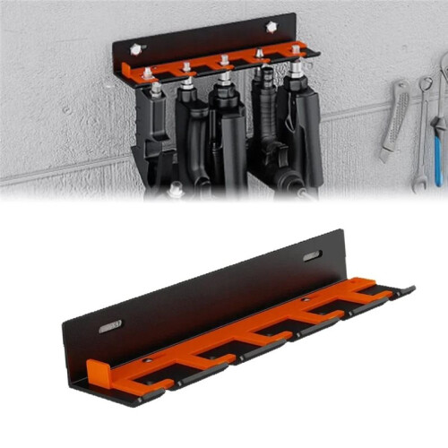 Heavy Duty Pneumatic Tool Rack Wall Mounted Organizer for Garage Workshop Storage Tools Spare Parts 1