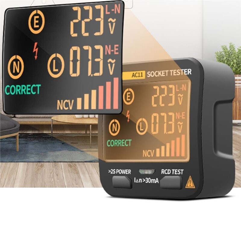 AC11 Socket Detector UK Plug Zero Plug Polarity Phase Detector Socket ...
