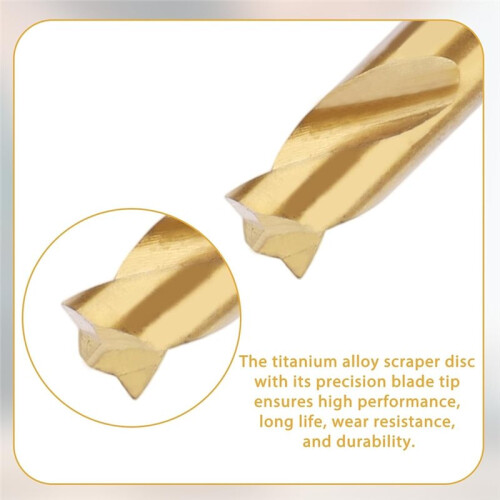 Conjunto de 6 Brocas para Soldagem com Revestimento de Titânio, Cortador de Aço Rápido de 5/16 Polegadas/8mm para Remoção de Solda 2