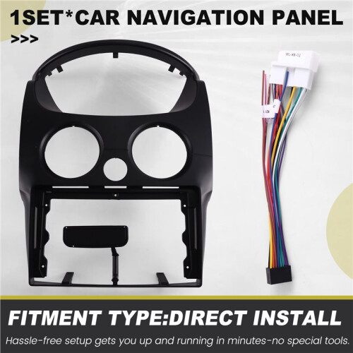 9Inch Radio Fascias for  Spark LT 2010-2017 Car Navigation Panel Versatile Frame 1