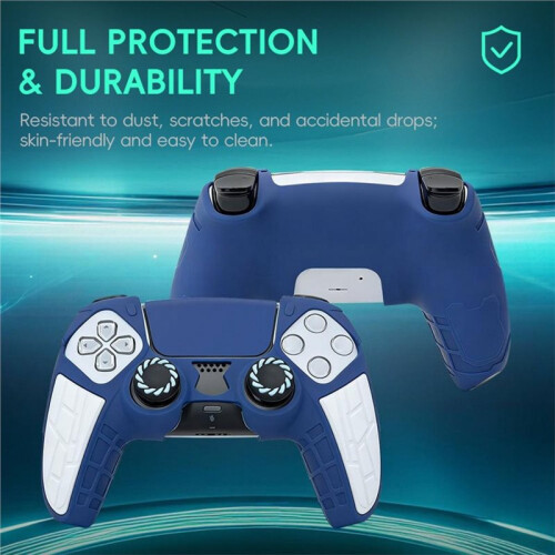 Silikonhülle für PS5 DualSense Controller mit Daumenkappen, Sonderedition, Weiche Schutzhülle 1
