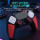 Silicone Case Cover for PS5 DualSense Controller with Thumb Grip Caps Kit Soft Protective Case Special Edition Series 4