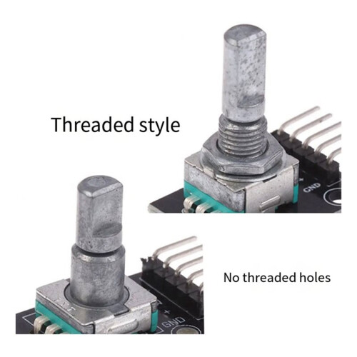 2PCS for  Micro Controller Use Adjustable Encoder Module KY-040 Rotary Encoder Module with 15x16.5 mm with Knobs 2