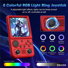 R36T MAX Handheld Retro Game Console 4.0" IPS Screen 25+ Emulators 64G Card EmuELEC System WiFi Portable Player B