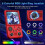 R36T MAX Handheld Retro Game Console 4.0" IPS Screen 25+ Emulators 64G Card EmuELEC System WiFi Portable Player B 4
