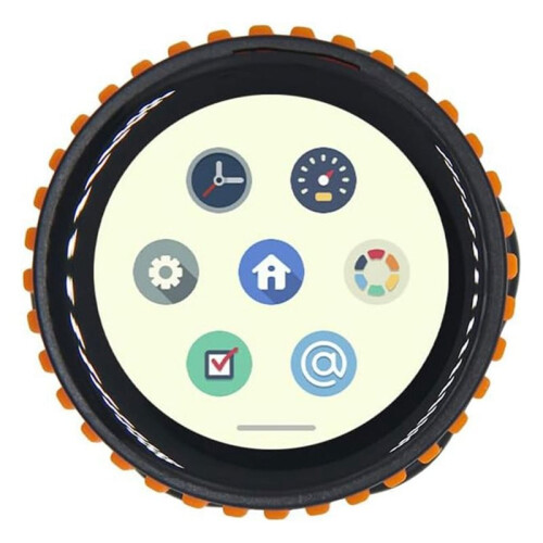 T-Encoder-Pro Rotary Encoder Wireless Module Development Board with 1.2 Inch AMOLED Touch Display (Orange Border) 2