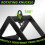 Double D Row Handle Cable Attachment for Weight Workout, Steel with Non-Slip Rubber Grip 4