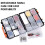16-Compartment Detachable Tool Organizer Box Ideal for Screws, Nuts, Bolts, and Small Items 2
