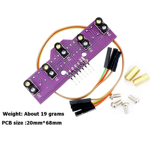 5-Way Analog  Follower Sensor Optical Patrol Module Analog Grayscale Sensor 2