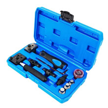 12PCS Professional Brake Flaring Tool Kit for DIN SAE 4.75mm & 6.35mm Pipes Automotive Repair and Maintenance Tool