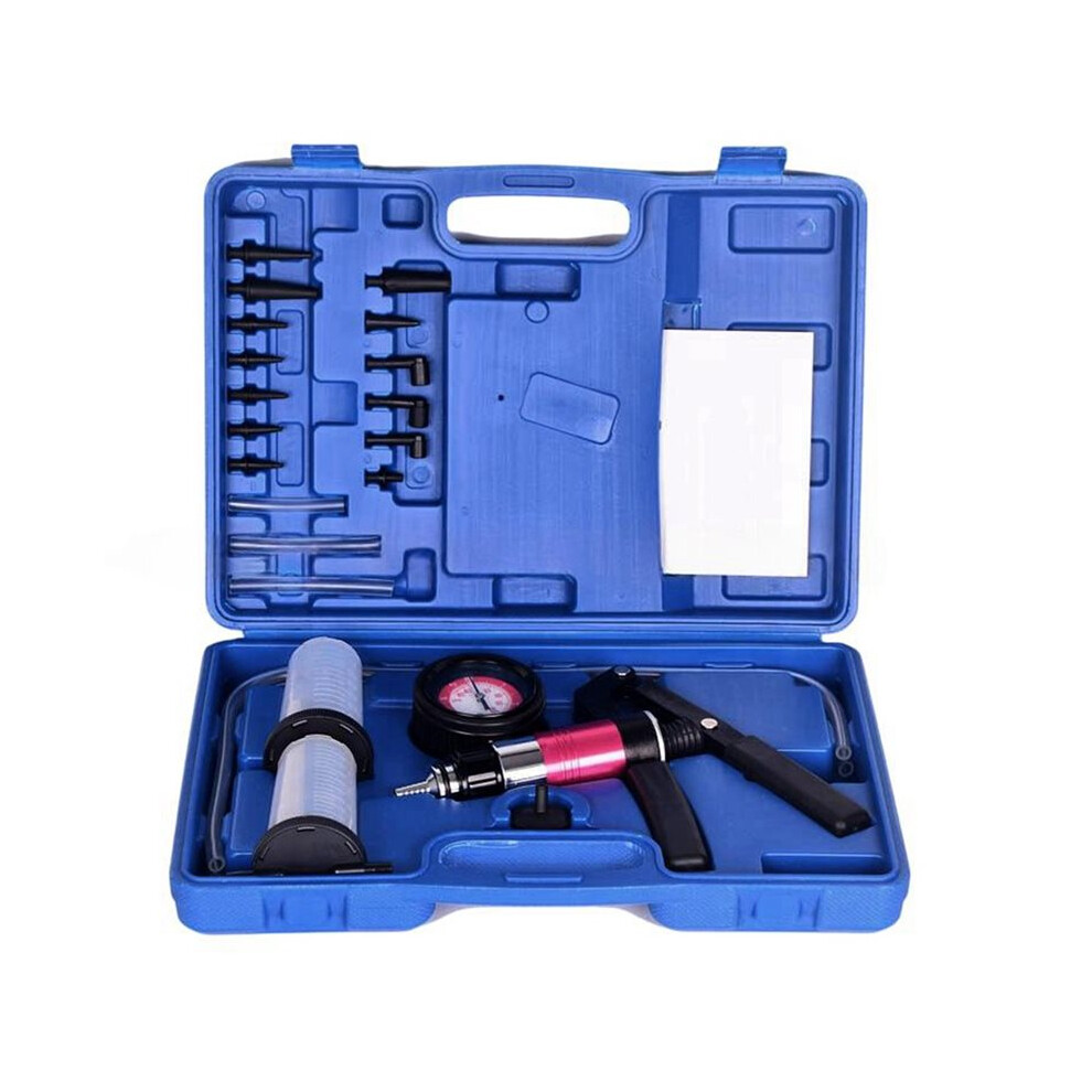 Hand Held Vacuum Pump Brake Bleeder Set Clutch Fluid Bleed Tester Tool Kit Oil Change Power Steering Fluid Bleeding Tool 4713478327208