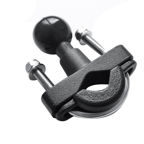 2X Motorcycle Handle Bar Rail Mount 37mm Width U-Bolt Mounting Base with 1 Inch  for  GPS Work for 2