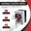 For Wired  Button with Key Nuclear Launch Device Desktop External for PC Case, with Light 2