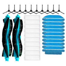 Compatible for M6 Pro Robot Vacuum Cleaner Replacement Accessory Main Side Brush Hepa Filter Mop(32pcs)