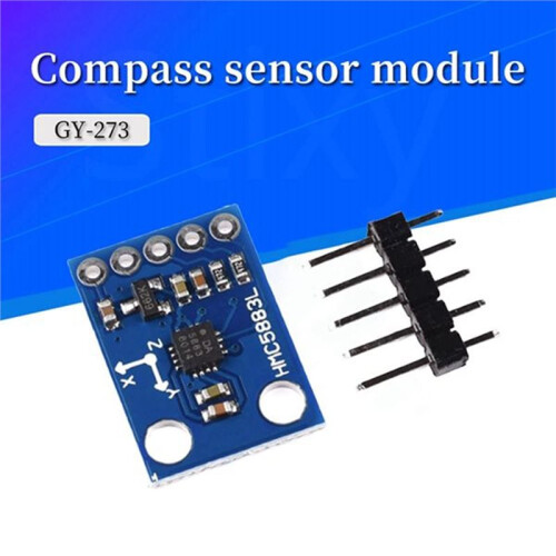 2pcs GY-273 HMC5883L Triple Axis Compass Magnetometer Sensor Module 3V-5V Three Axis Magnetic Field Module for 1