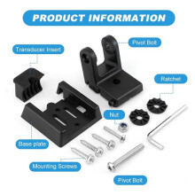 7400931 Transducer Bracket, Transom Mounting Kit for MHX XNT Transducer Mount, Transducer Mount for Marine Boat