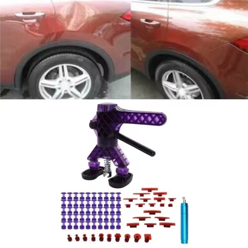 Multi-Purpose Car Dent Repair Tools Set Adjustable Handle Puller for Efficient Dent Removal 2