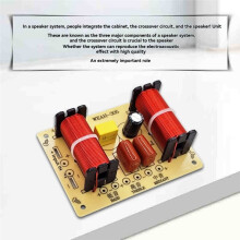 WEAH-305 3-Weg Audioluidsprekerverdeler 150W Hi-Fi Crossoverfiltermodule voor Doe-Het-Zelf Luidsprekers voor Thuisgebruik met Hoge, Midden- en Lage