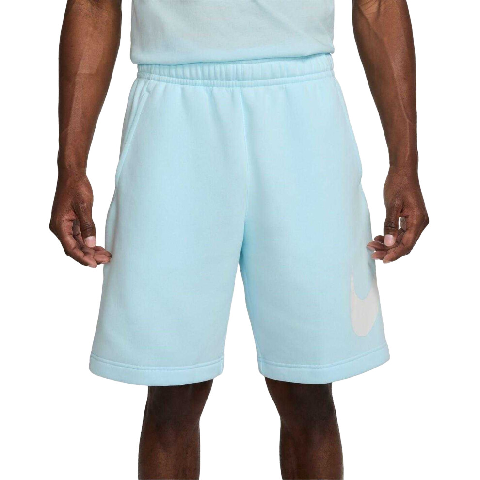Nike (Xxl, Glacier ) Mens Club Fleece Sweat Shorts Blue