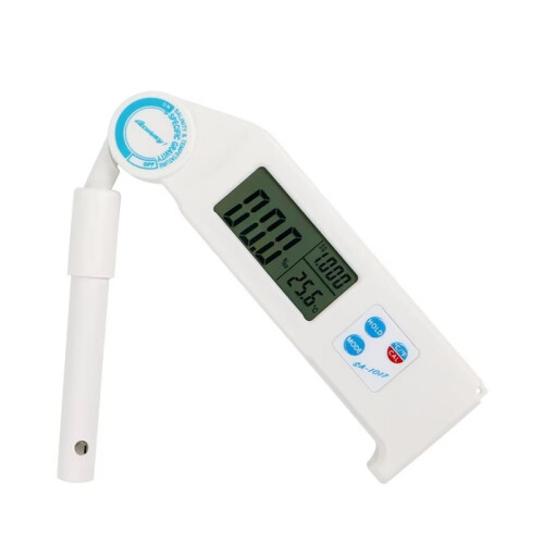 Foldable Salinity Meter LCD Display Specific Meter Salinity S.G Temp Detector for Hydroponics Kitchen
