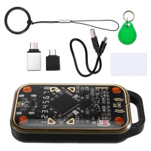 Émulateur de Carte à Puce RFID Chameleon Ultra V3.0 125 KHz 13,56 MHz, Copieur D'Étiquettes IC, Lecteur/Graveur NFC + UID CUID, Carte Porte-Clés