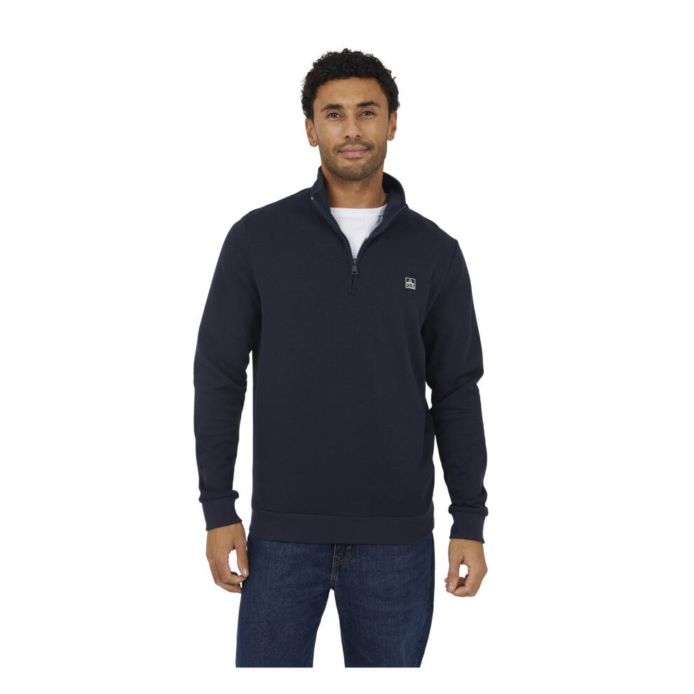 Brave Soul (Xxl, Navy) Mens Flight Funnel Neck Sweatshirt Blue,Multicoloured