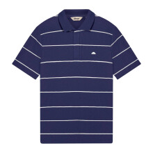 (L, Navy) Ellesse Mens Cimetta Striped Polo Shirt