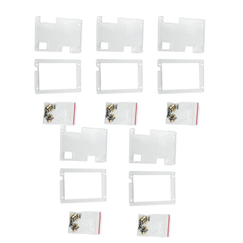 Kit com 5 Unidades de Gabinete Acrílico NerdminerV2 de 2,8 Polegadas para Minerador NMminer Solo