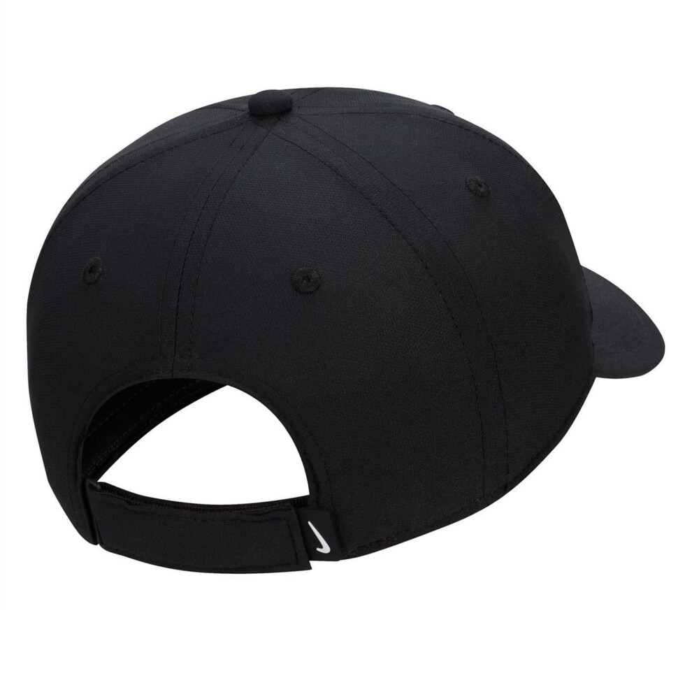 Nike (L, ) Unisex Adult Swoosh Baseball Cap White/Black