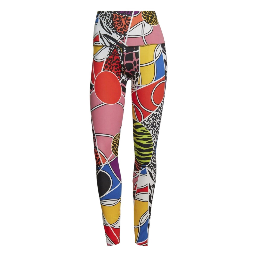 Adidas Womens/Ladies All-Over Print Skinny Running Tights Multicoloured