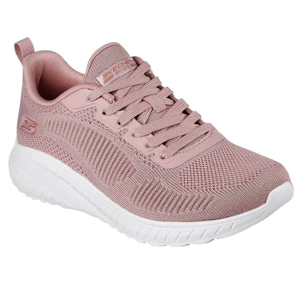 Skechers (3 Uk, Blush) Womens/Ladies Bobs Squad Chaos Face Off Trainers Multicoloured