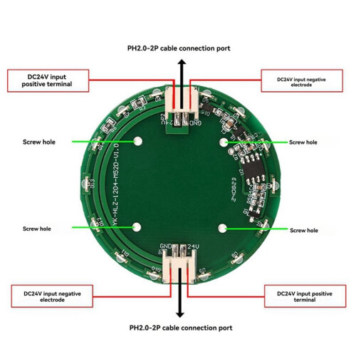 2X  24V 5A Touch Sensor Module for Making  LED Touch Sensitive  Epoxy River Table with Cable 2