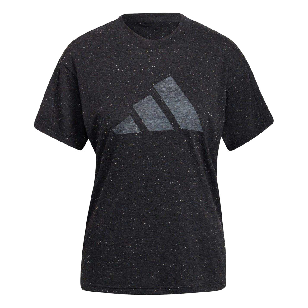 Adidas Womens/Ladies Winners Speckle Crew Neck Regular T-Shirt