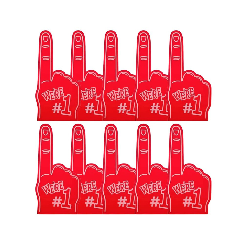 Saudism Universal Large Foams Fingers Cheerleading Props Hand Sports Event Cheering Party Props Number 1 Foam Fan Finger