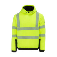 (XXL, Yellow) Dunlop Unisex Adult High-Vis Drawstring Hoodie