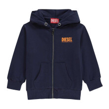 Diesel Childrens/Kids Logo Full Zip Hoodie