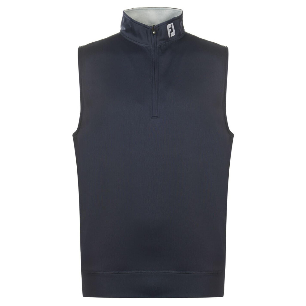 Footjoy (S, Navy) Mens Chill Out Vest Top Blue,Multicoloured
