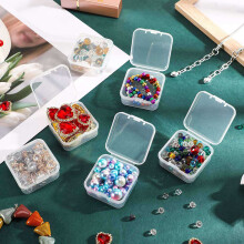 30 Pieces Plastic Clear Storage Box for Collecting Small Items, Beads, Jewelry, Business Cards