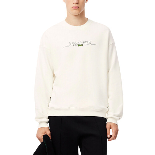 Lacoste Lacoste Mens Embroidered Logo Drop Shoulder Sweatshirt