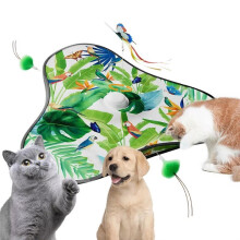 Interaktives Katzenspielzeug 2-in-1, Rollend, Automatisch, Interaktives Haustierspielzeug, Automatisches Katzenspielzeug für Zuhause, Outdoor, Spiel