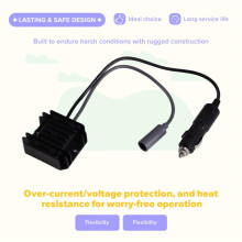 Car Power Adapter 12V/24V to 48V 2A Boost Converter Power Cord for for Starlink for RV,Boat 9-30V to 48V 2A