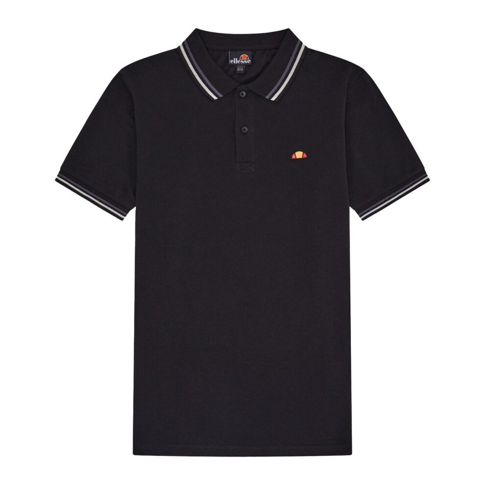 Ellesse Mens Rooks Polo Shirt Black