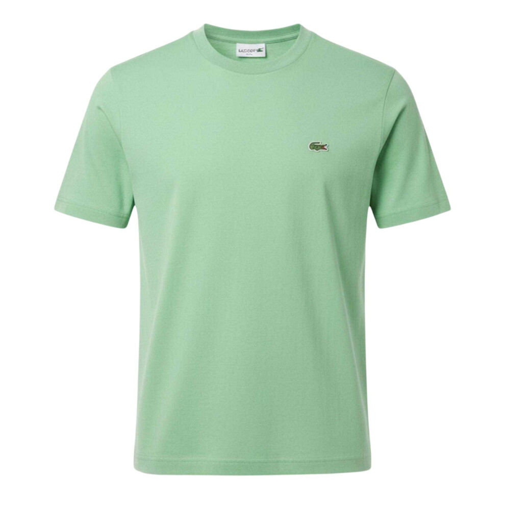 Lacoste (Xs, ) Mens Embroidered Logo Cotton T-Shirt Green